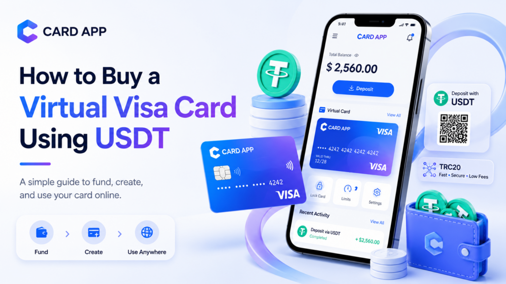 How to Buy a Virtual Visa Card Using USDT