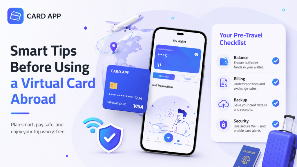 Smart Tips Before Using a Virtual Card Abroad
