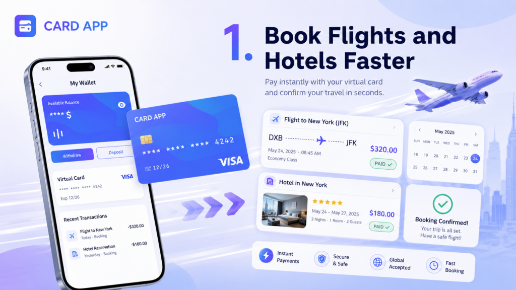 1. Book Flights and Hotels Faster