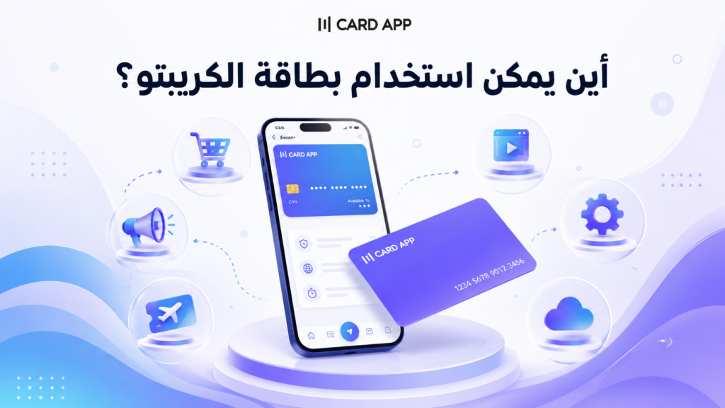 أين يمكن استخدام بطاقة الكريبتو؟