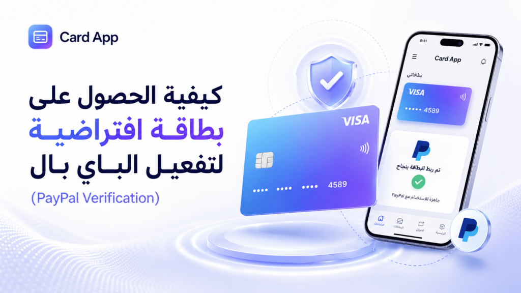 كيفية الحصول على بطاقة افتراضية لتفعيل الباي بال (PayPal Verification)