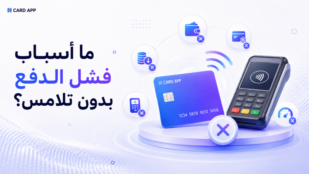 ما أسباب فشل الدفع بدون تلامس؟