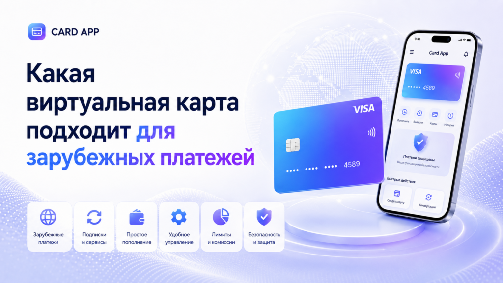 Какая виртуальная карта подходит для зарубежных платежей