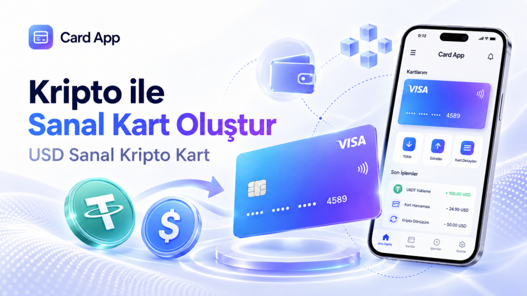 Kripto ile Sanal Kart Oluştur: USD Sanal Kripto Kart