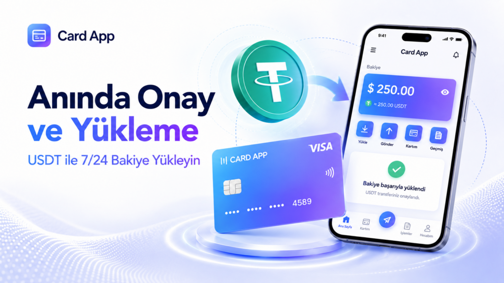Anında Onay ve Yükleme: USDT ile 7/24 Bakiye Yükleyin