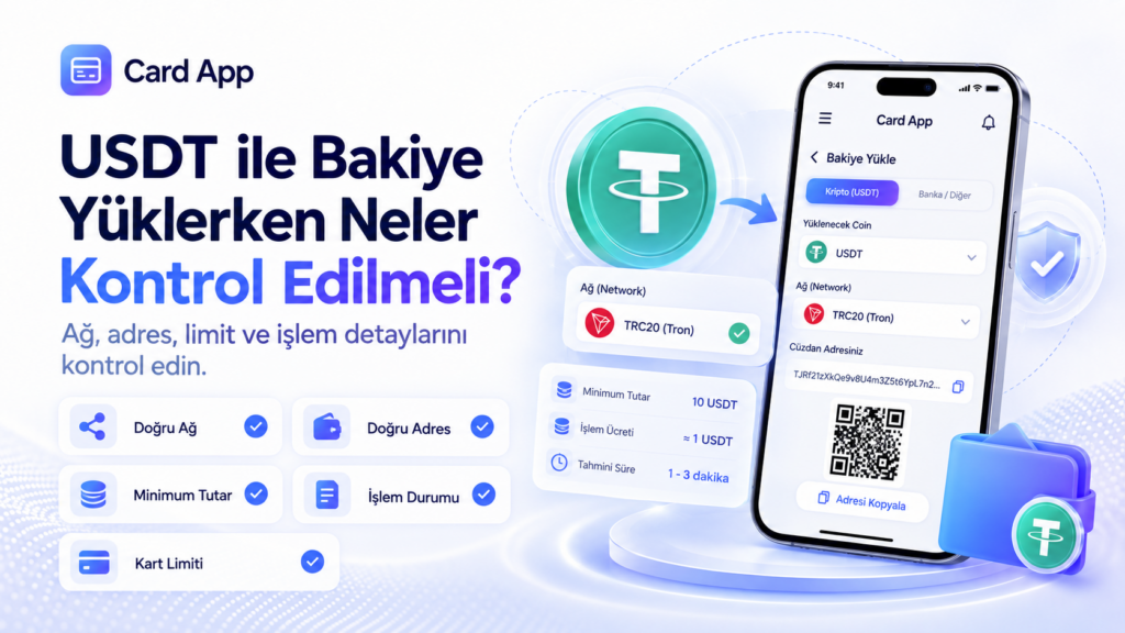 USDT ile Bakiye Yüklerken Neler Kontrol Edilmeli?